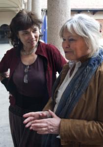 Irene Cabiati e l'assessore Paola Turchelli